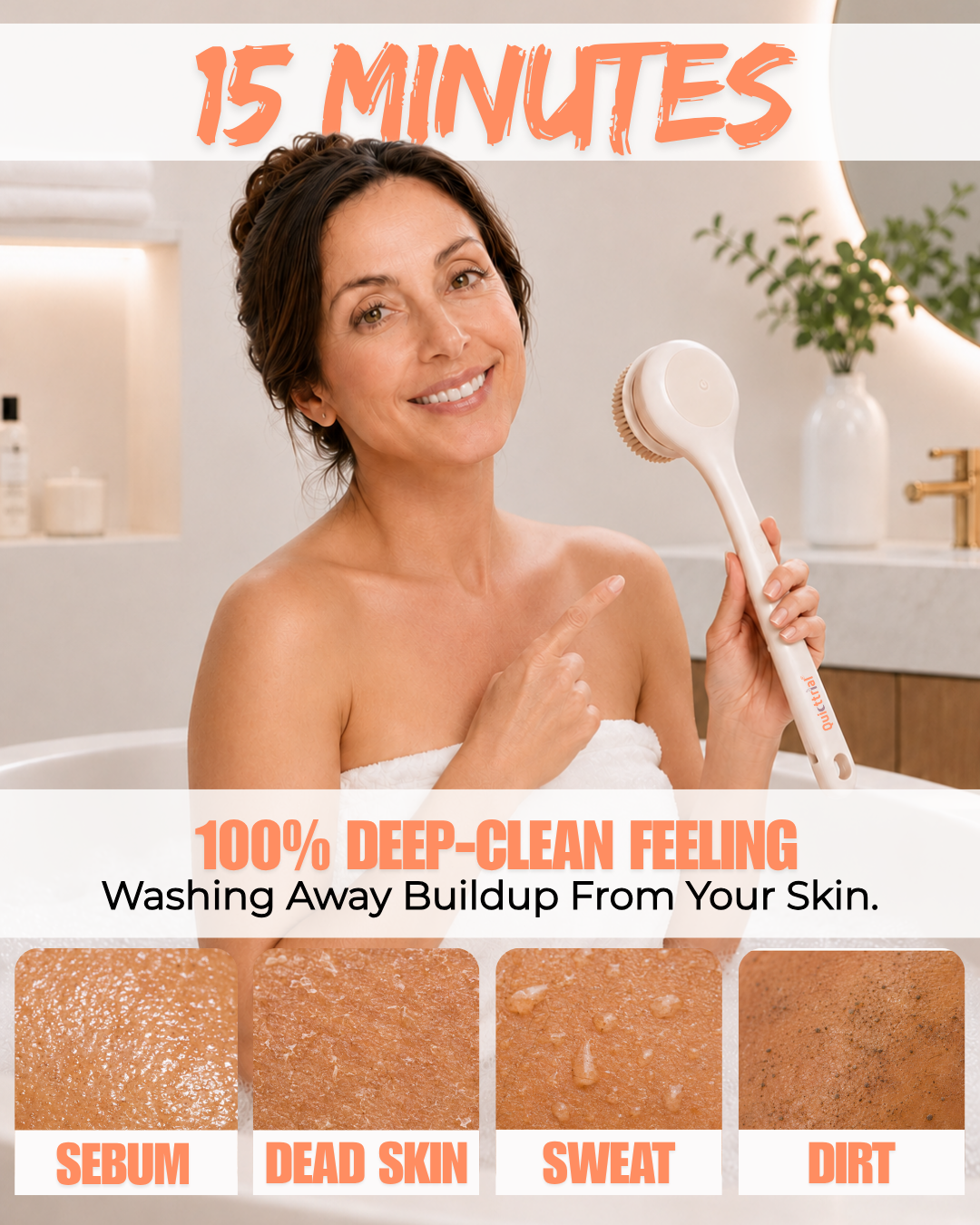 Quiettrial Electric Body Brush