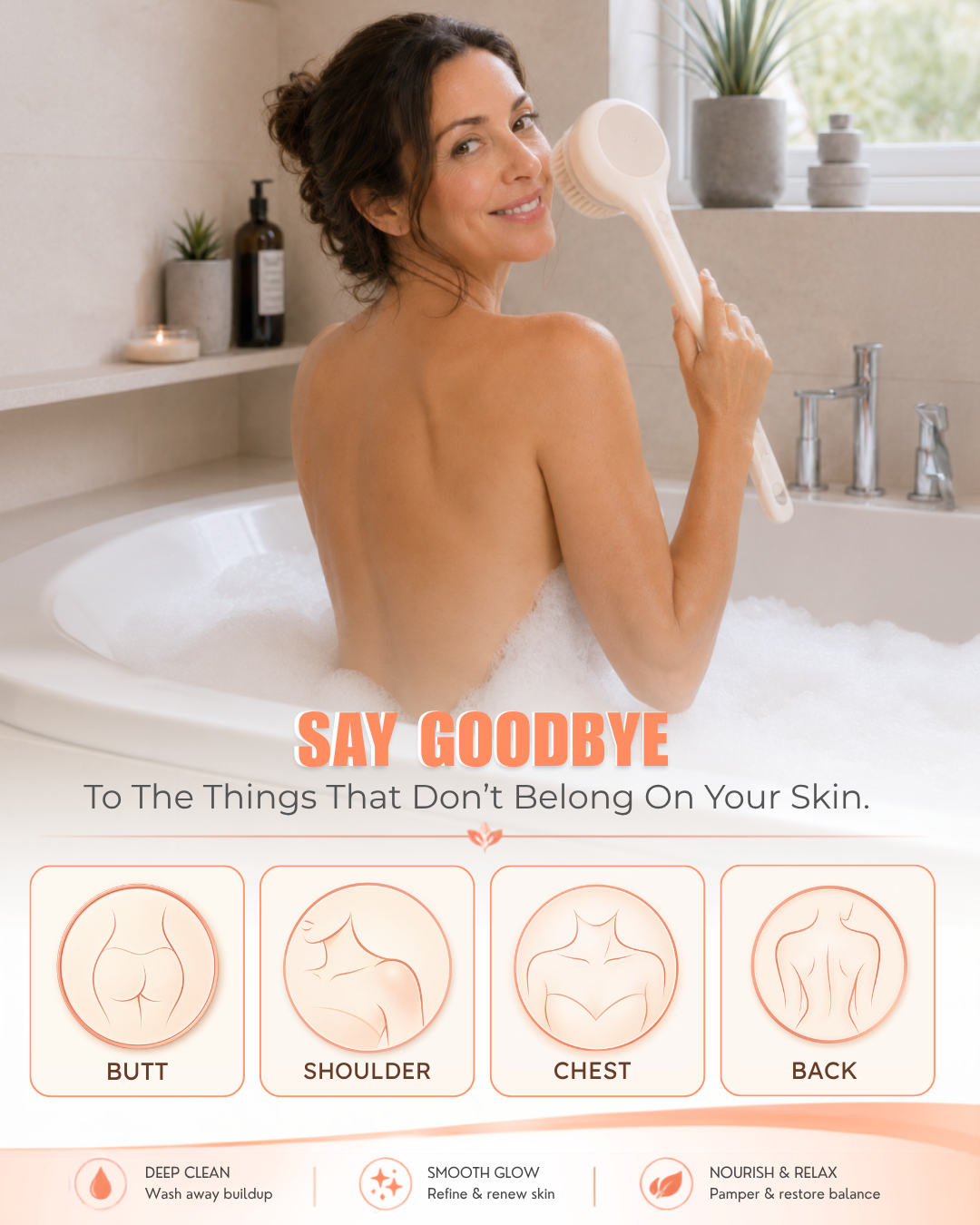 Quiettrial Electric Body Brush
