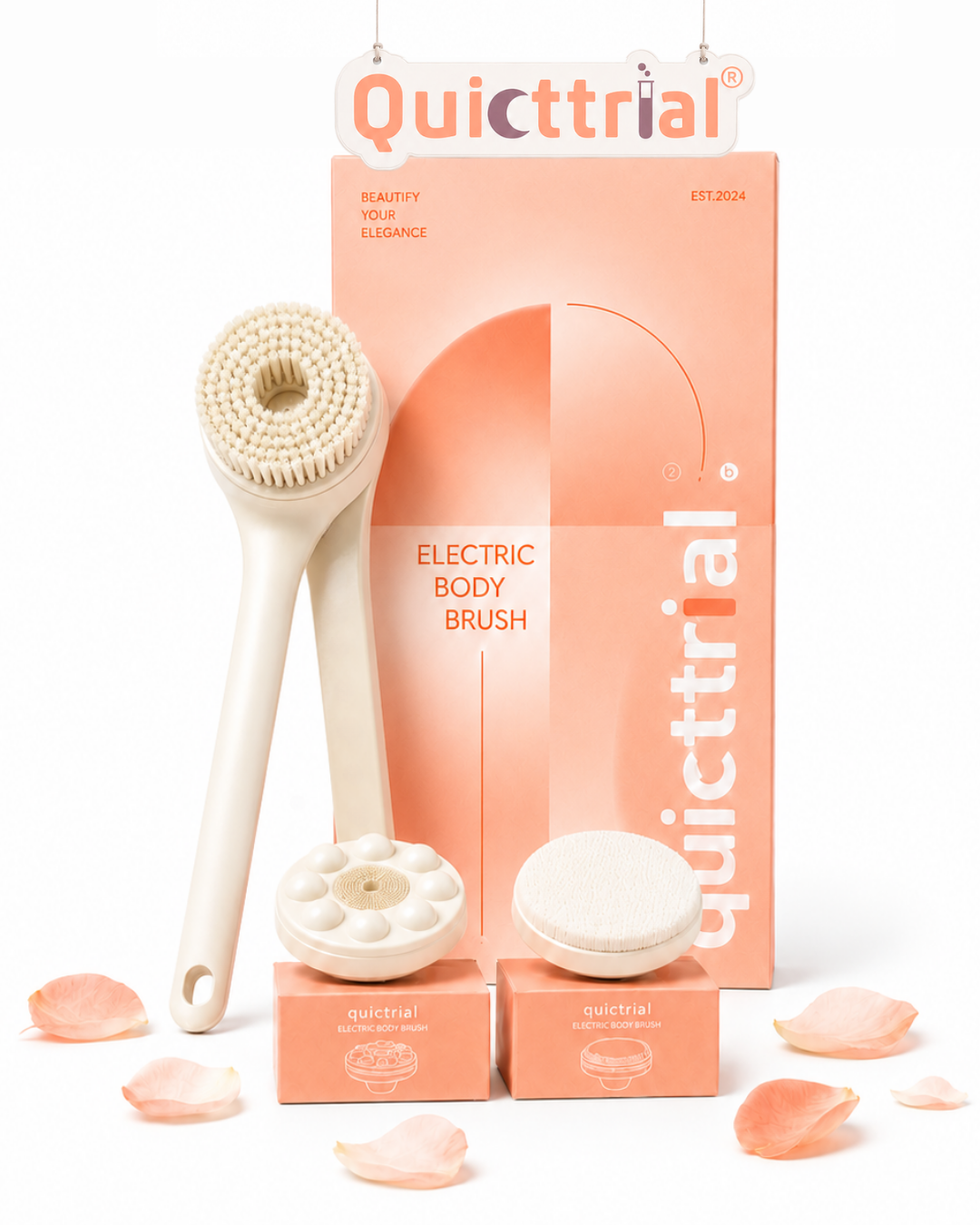 Quiettrial Electric Body Brush
