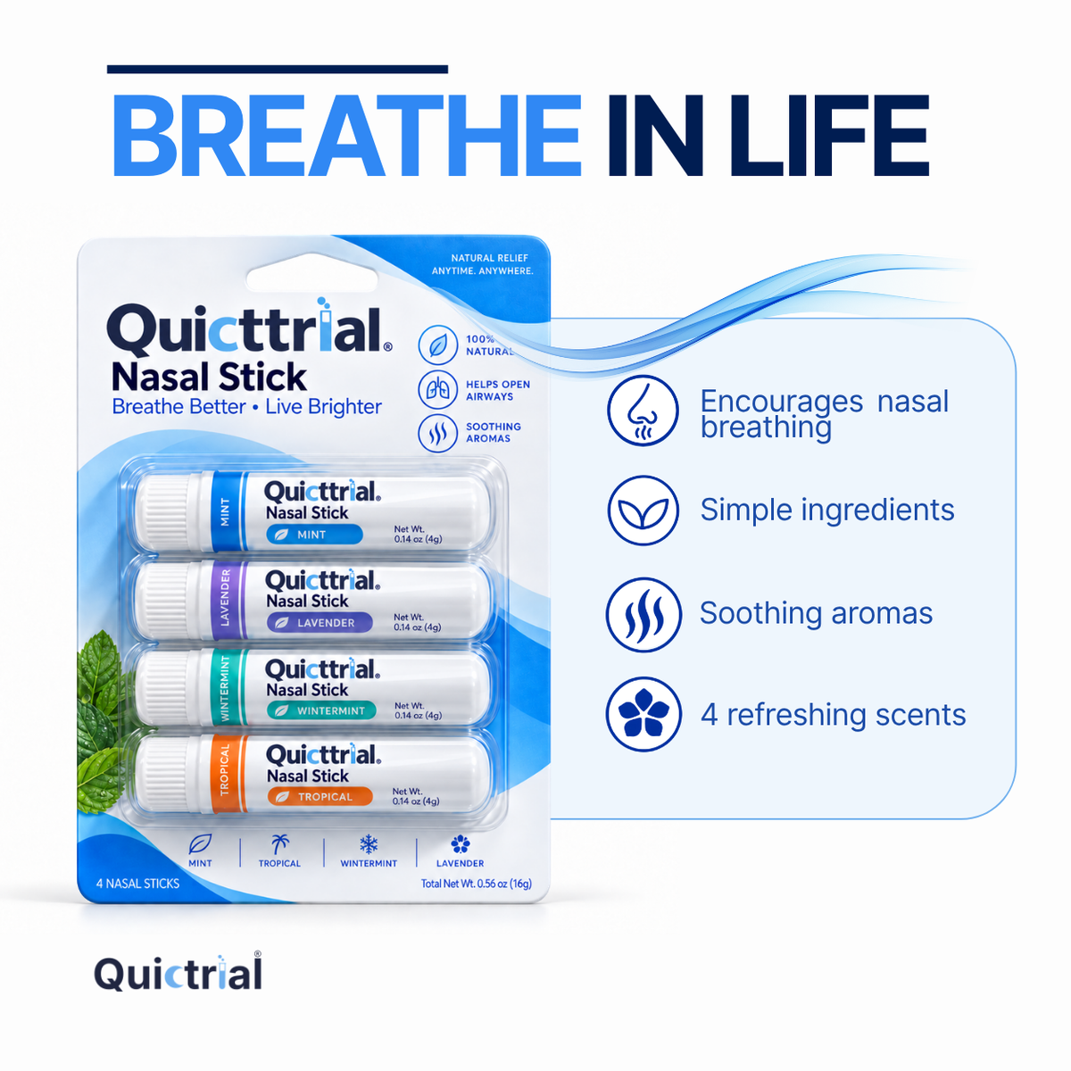 Quiettrial® Nasal Stick