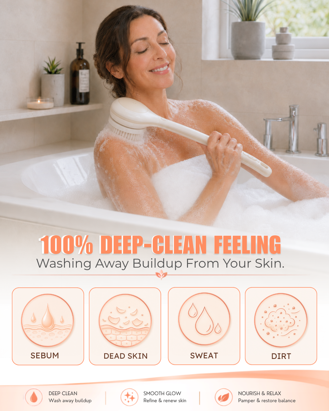 Quiettrial Electric Body Brush