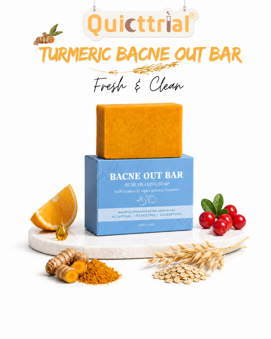 Quiettrial - Turmeric Soap