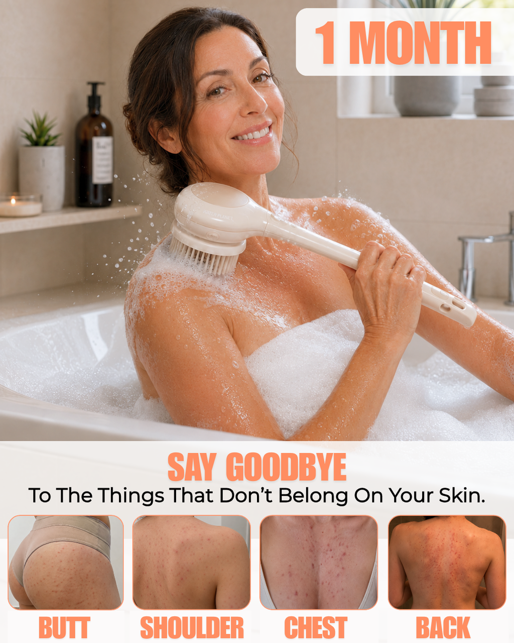 Quiettrial Electric Body Brush