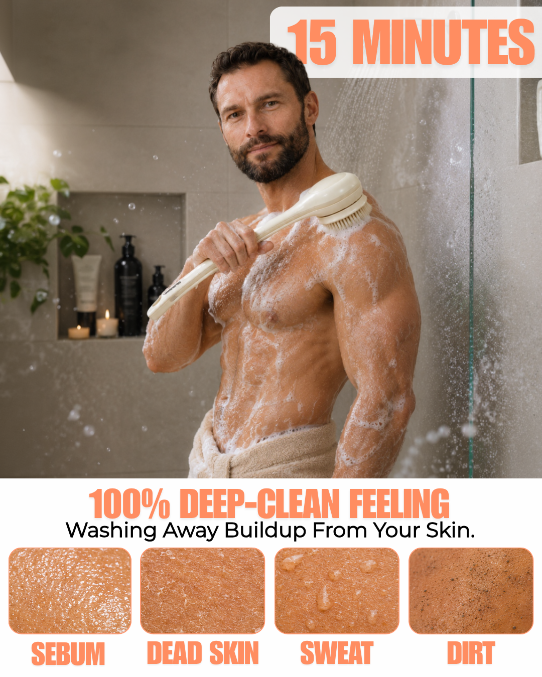Quiettrial Electric Body Brush
