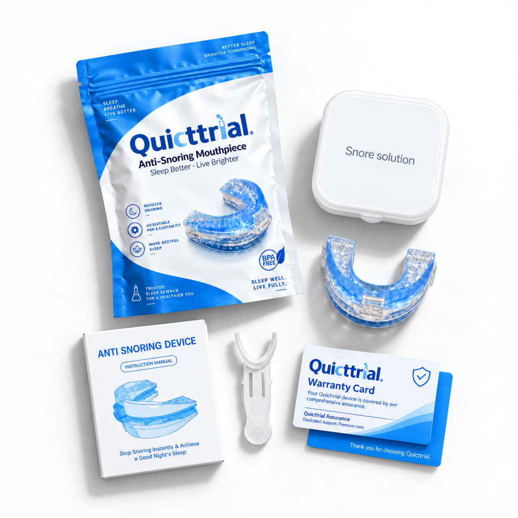 Quiettrial Pro ® Mouthpiece - Stop Snoring First Night